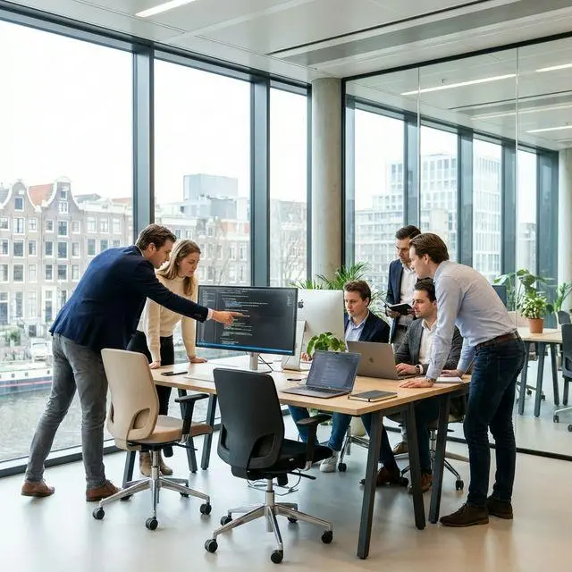 Professioneel software development team in Utrecht werkend aan maatwerk applicaties en code - Johan Ong ICT